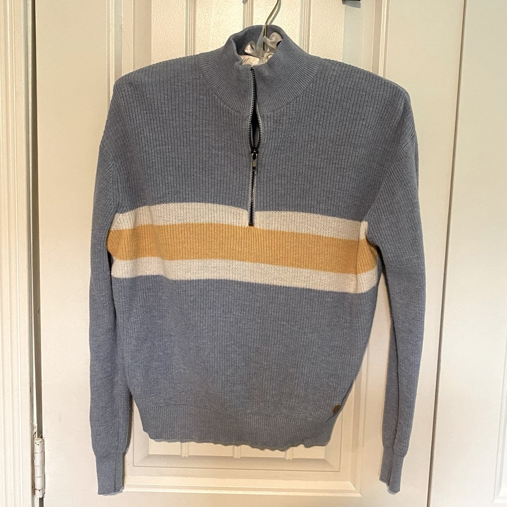 Brownie of Spain short quarter zip sweater